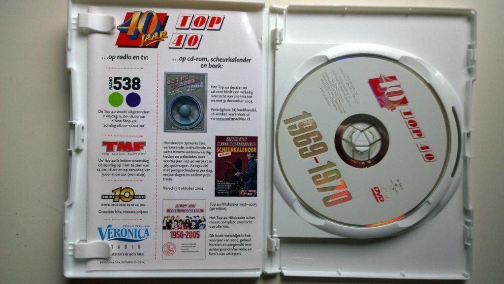40 Jaar Top 40 1969-1970 (CD + DVD), Cd's en Dvd's, Dvd's | Muziek en Concerten, Alle leeftijden, Ophalen of Verzenden, Zo goed als nieuw