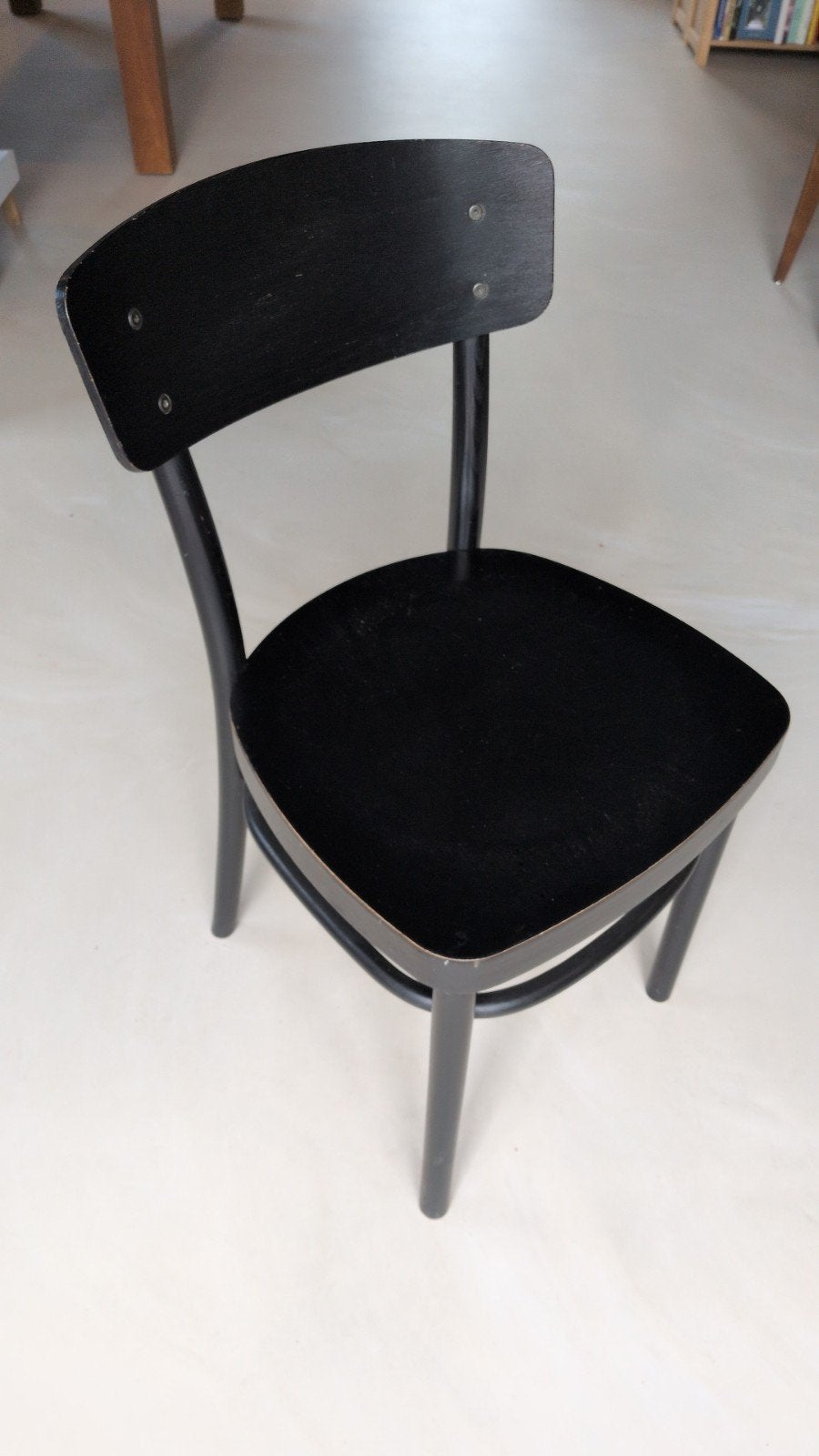 IKEA IDOLF Stoel - Zwart gebogen hout, Ophalen, Gebruikt, Zwart, Modern, Tijdloos