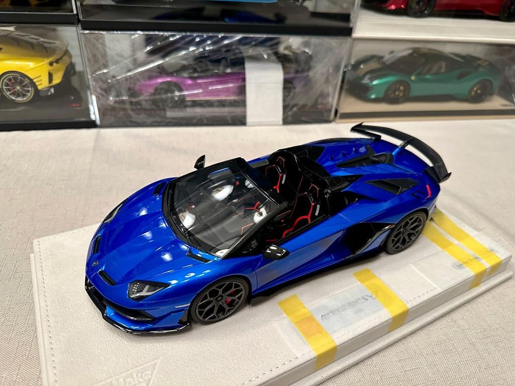 Make Up Lamborghini Aventador SVJ roadster (Blue Nethans), Ophalen of Verzenden, Nieuw, Overige merken