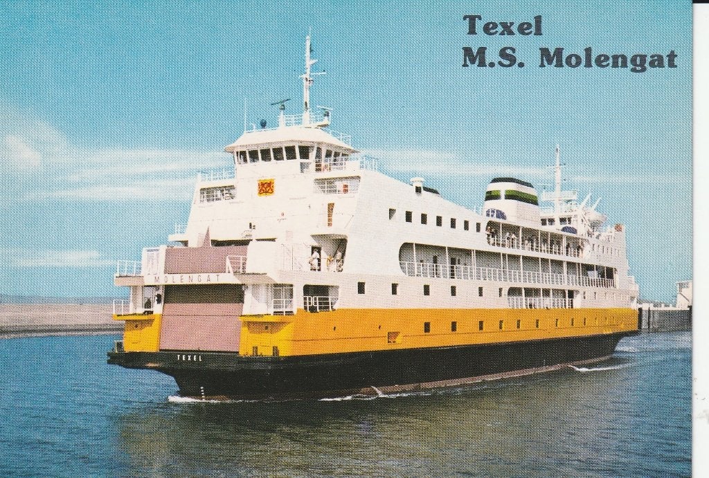 Texel   Boot Molengat, Ophalen of Verzenden, 1940 tot 1960, Ongelopen, Waddeneilanden