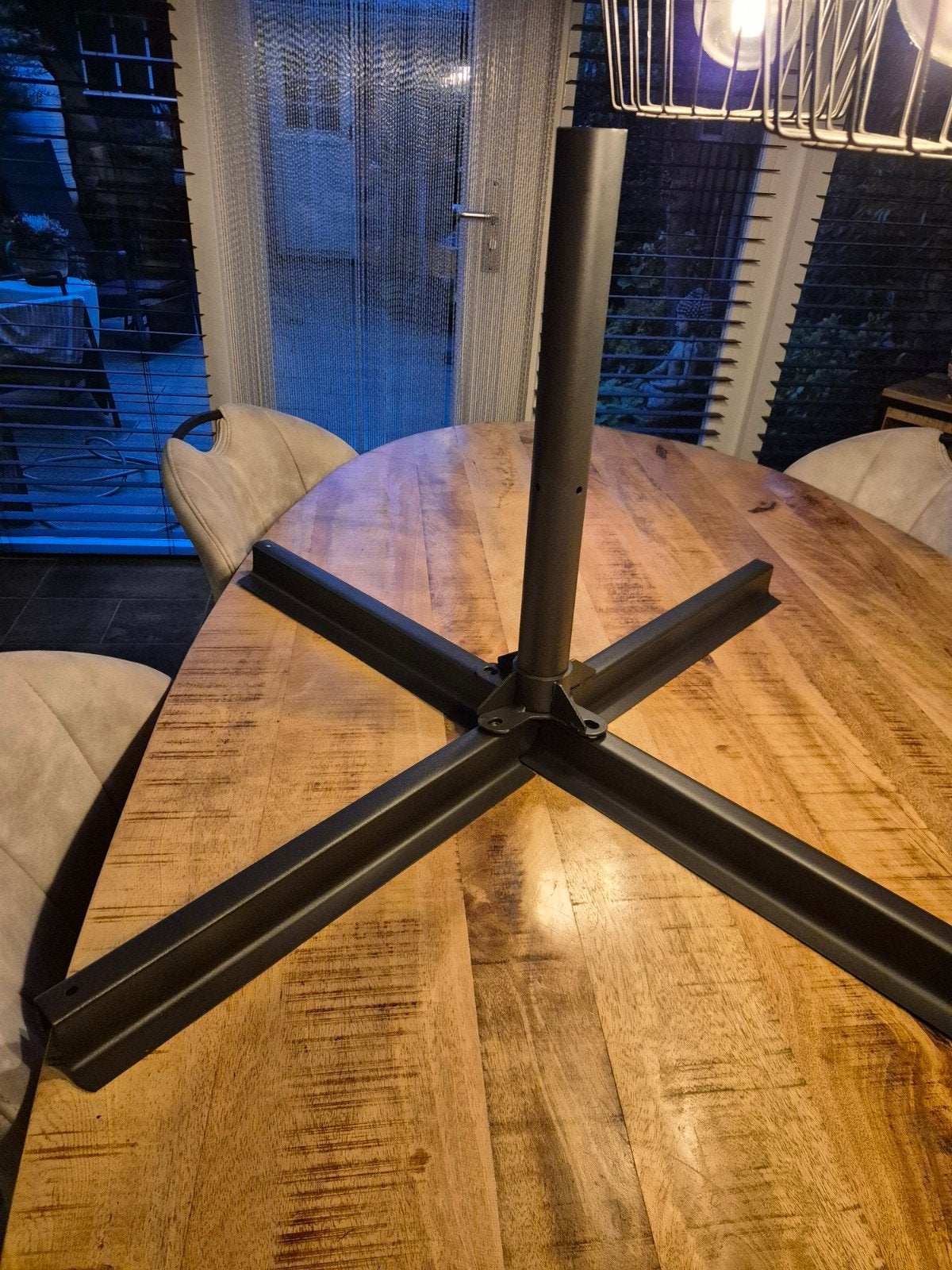 zware parasol standaard,  nieuw!, Tuin en Terras, Nieuw, Ophalen of Verzenden, Minder dan 1 meter, Parasolvoet