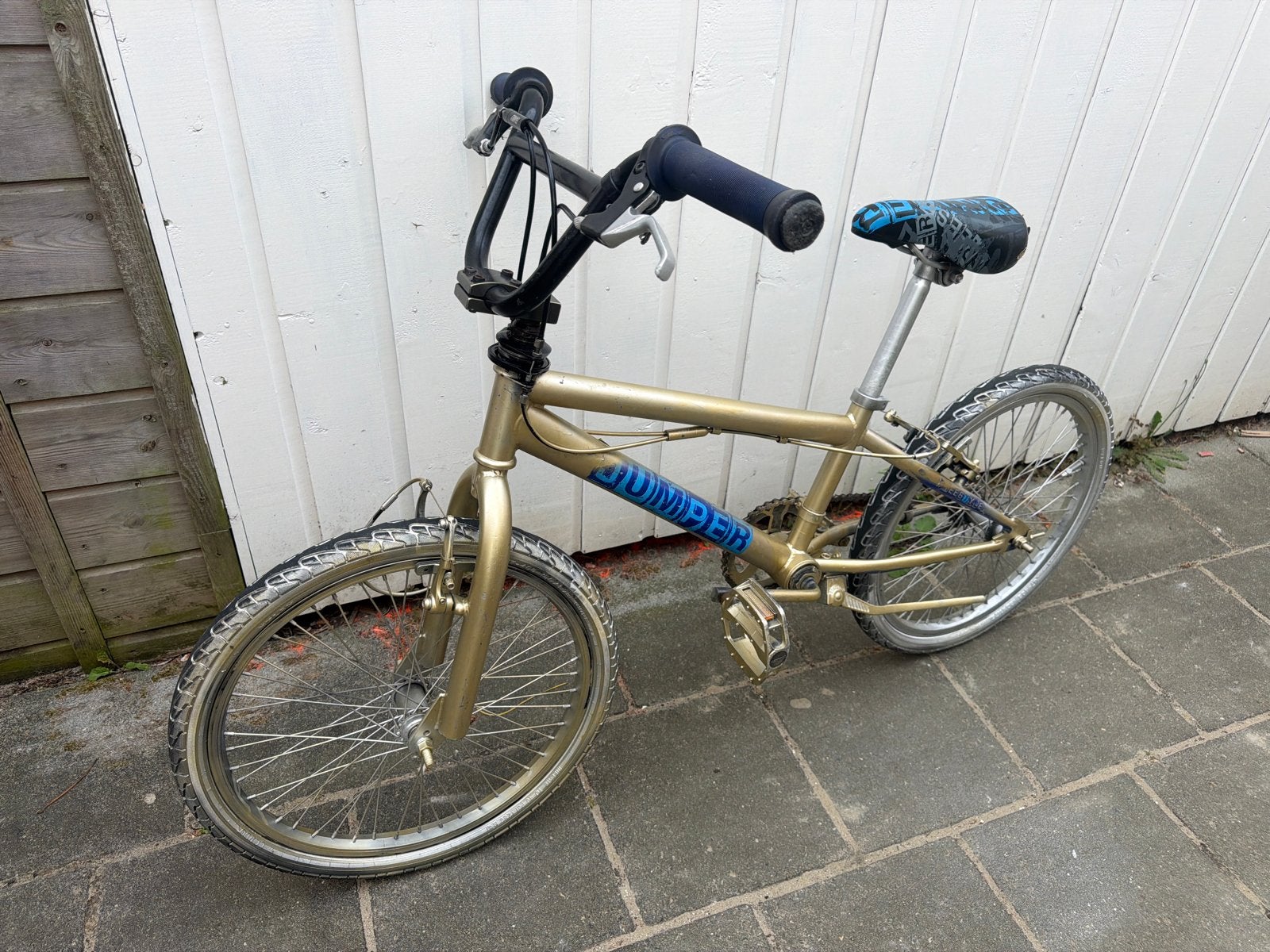 Jumper BMX Fiets Goud - Gebruikt, Gebruikt, Staal, Velgrem, Ophalen of Verzenden
