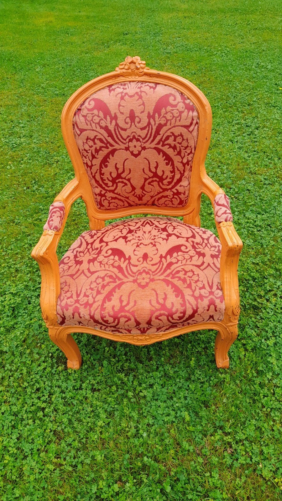 schattig kinderstoeltje barok, Queen Ann, vintage, Ophalen, Gebruikt, Stoel(en)