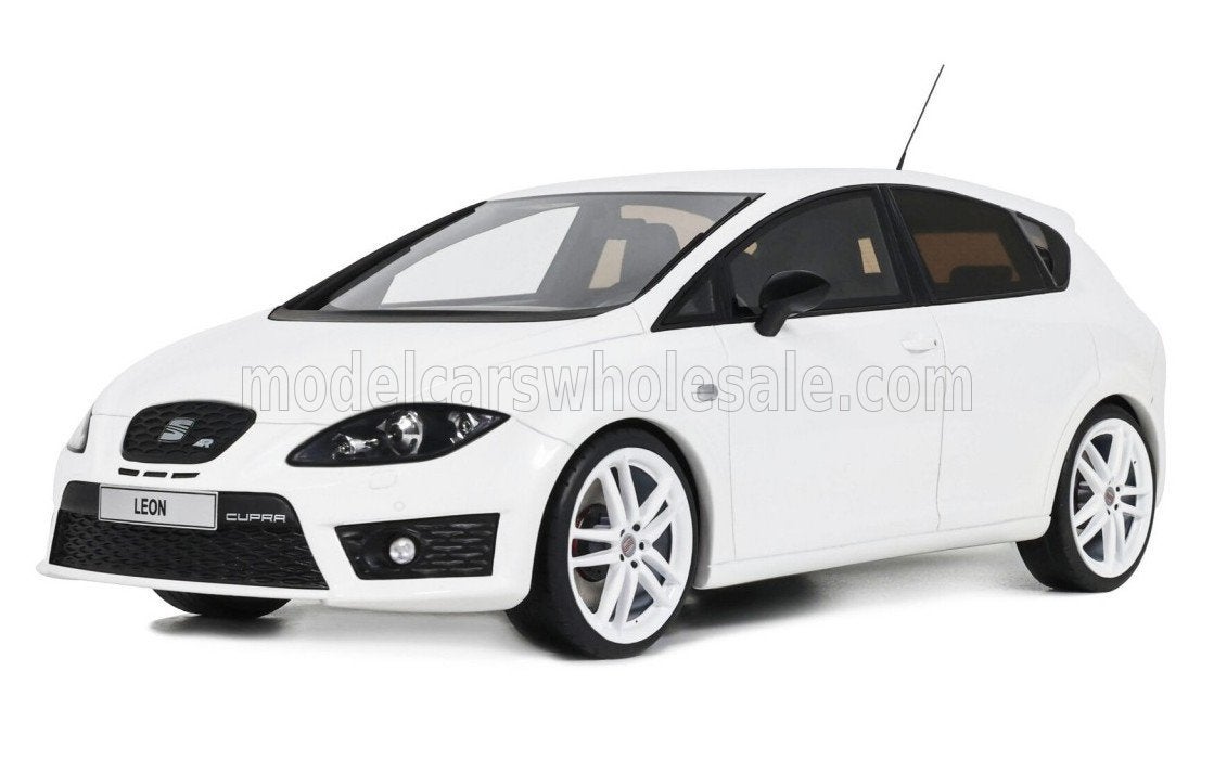 Otto-Mobile 1:18 Seat Leon MKii Cupra R 2010 White, Hobby en Vrije tijd, Ophalen of Verzenden, Nieuw, Auto, OttOMobile