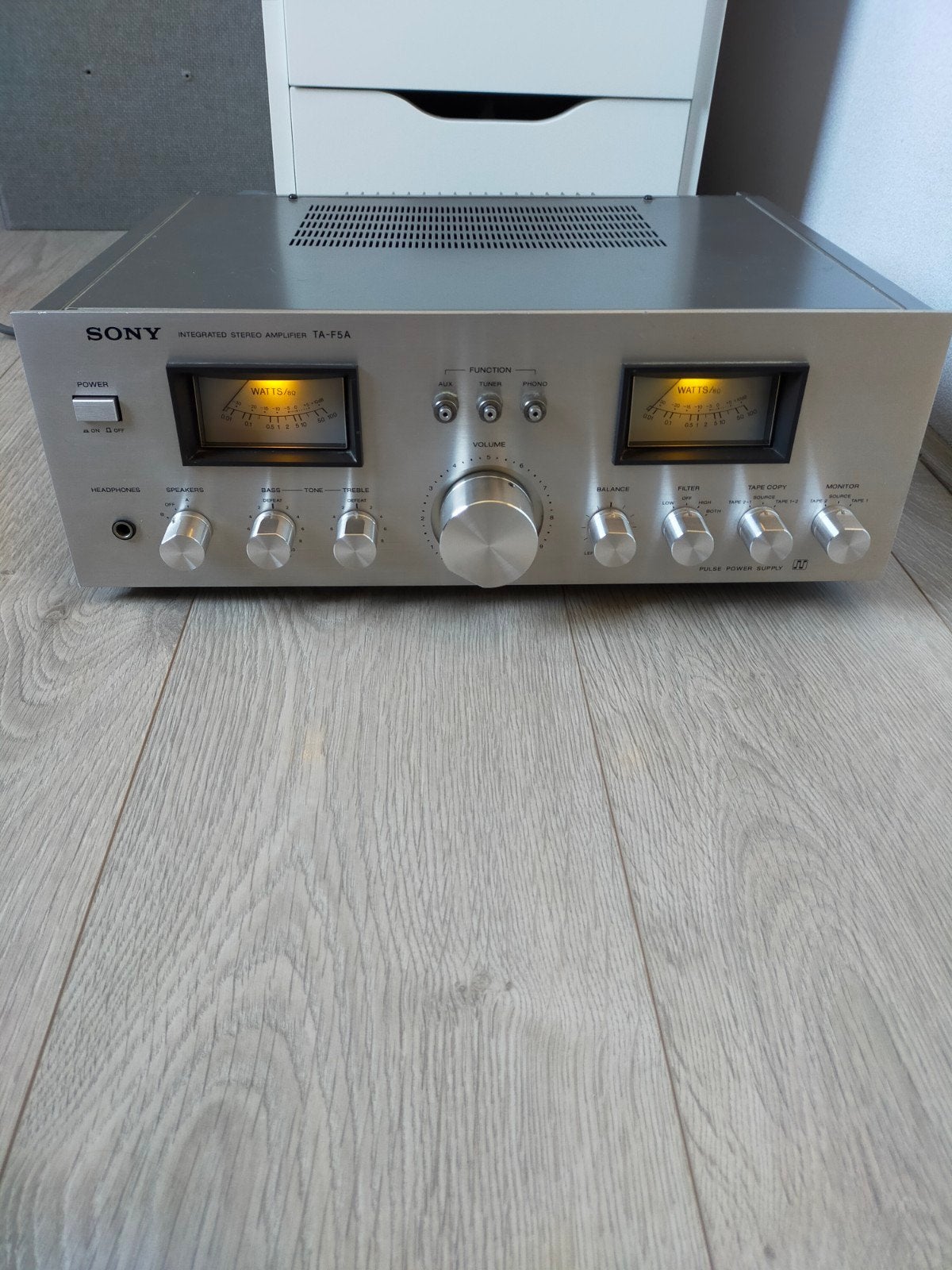 Sony TA-F5A Geïntegreerde Versterker (Vintage), Gebruikt, Ophalen of Verzenden, 60 tot 120 watt, Sony
