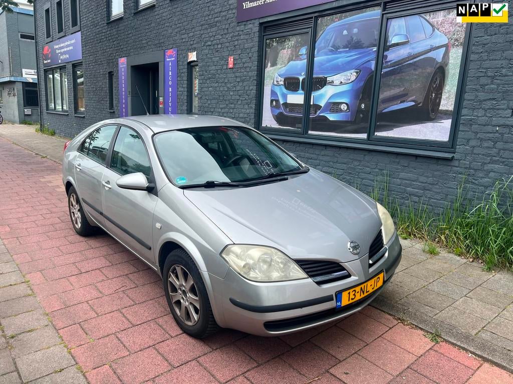 Nissan Primera 1.8 Visia navi camera, Voorwielaandrijving, 4 cilinders, 116 pk, Bedrijf
