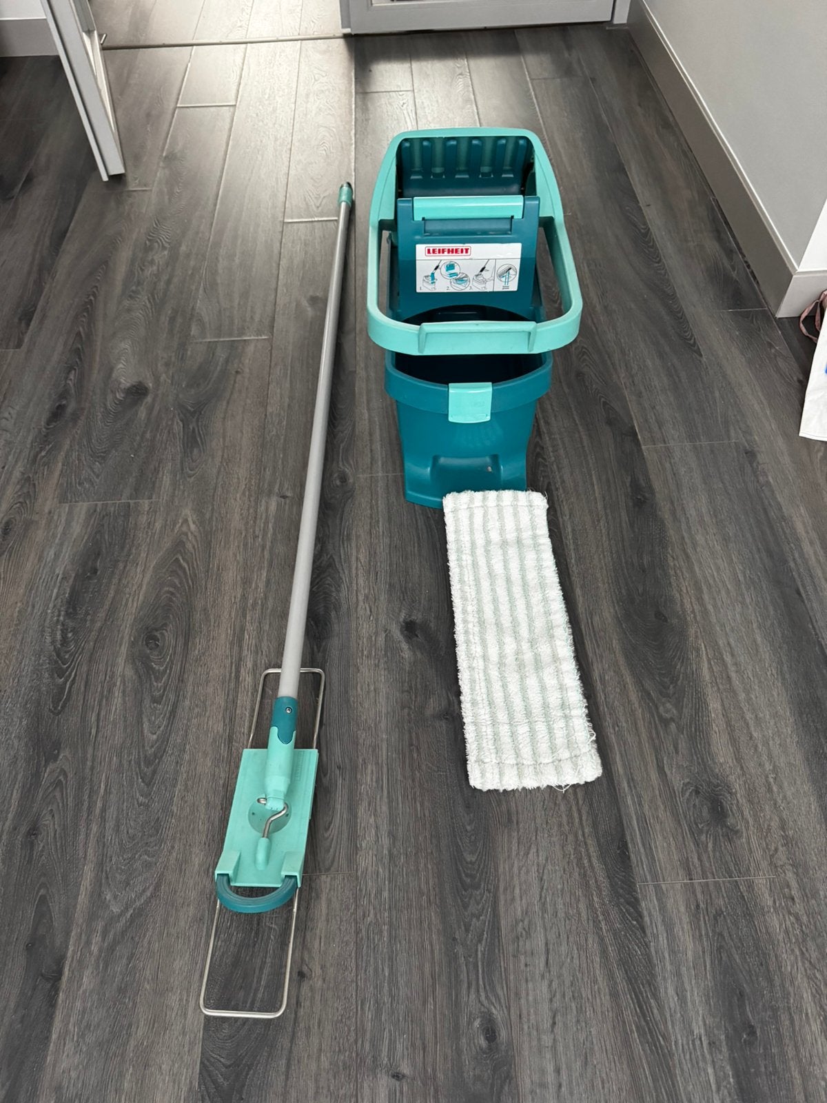 Leifheit profi XL vloerwissersysteem, Ophalen, Dweilemmer, -bak, of -wagen