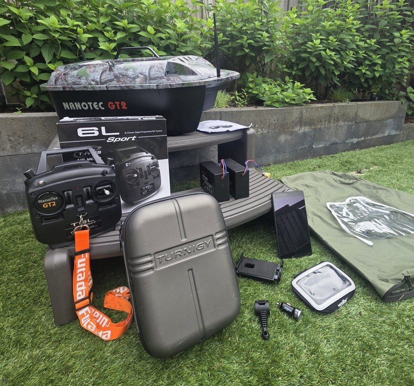 Nanotec GT2 Voerboot Set - Compleet tablet met Accessoires, Ophalen, Zo goed als nieuw
