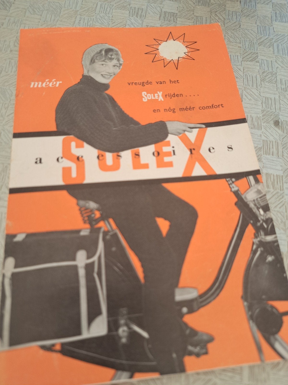 " SOLEX " accessoires folder '60 er jaren, Ophalen of Verzenden, Gebruikt