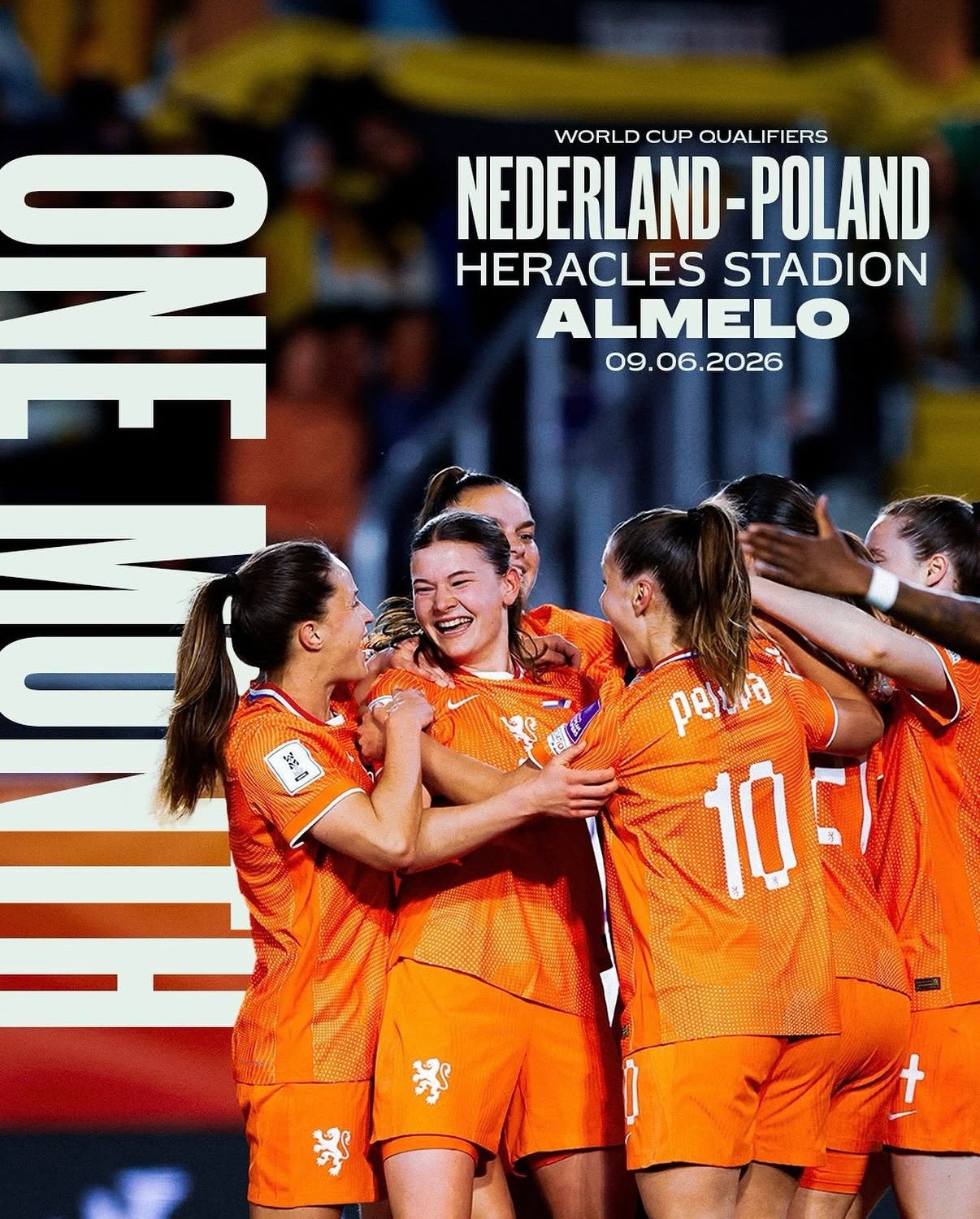 2 kaartjes Nederland (v) - Polen vak C 9 juni Almelo, Losse kaart, Twee personen, Juni, Nederlands elftal