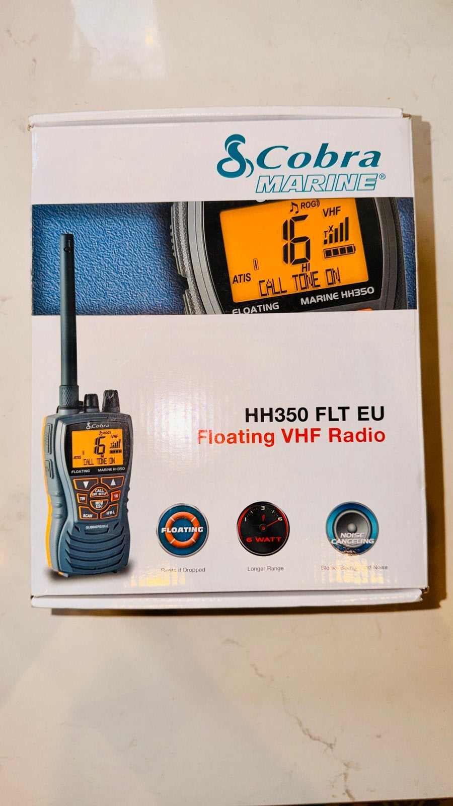 Cobra Marine HH350 FLT EU Handheld Marifoon - Drijvend VHF, Ophalen of Verzenden, Nieuw, Communicatie