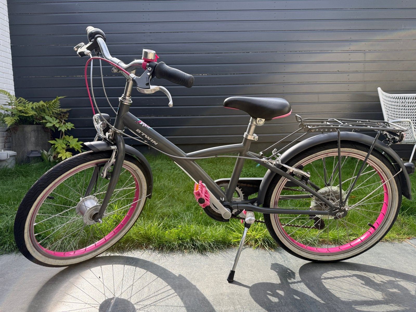 B'Twin kinderfiets 20 inch (6-9 jaar), Ophalen, Gebruikt, Velgrem, 16 tot 20 inch