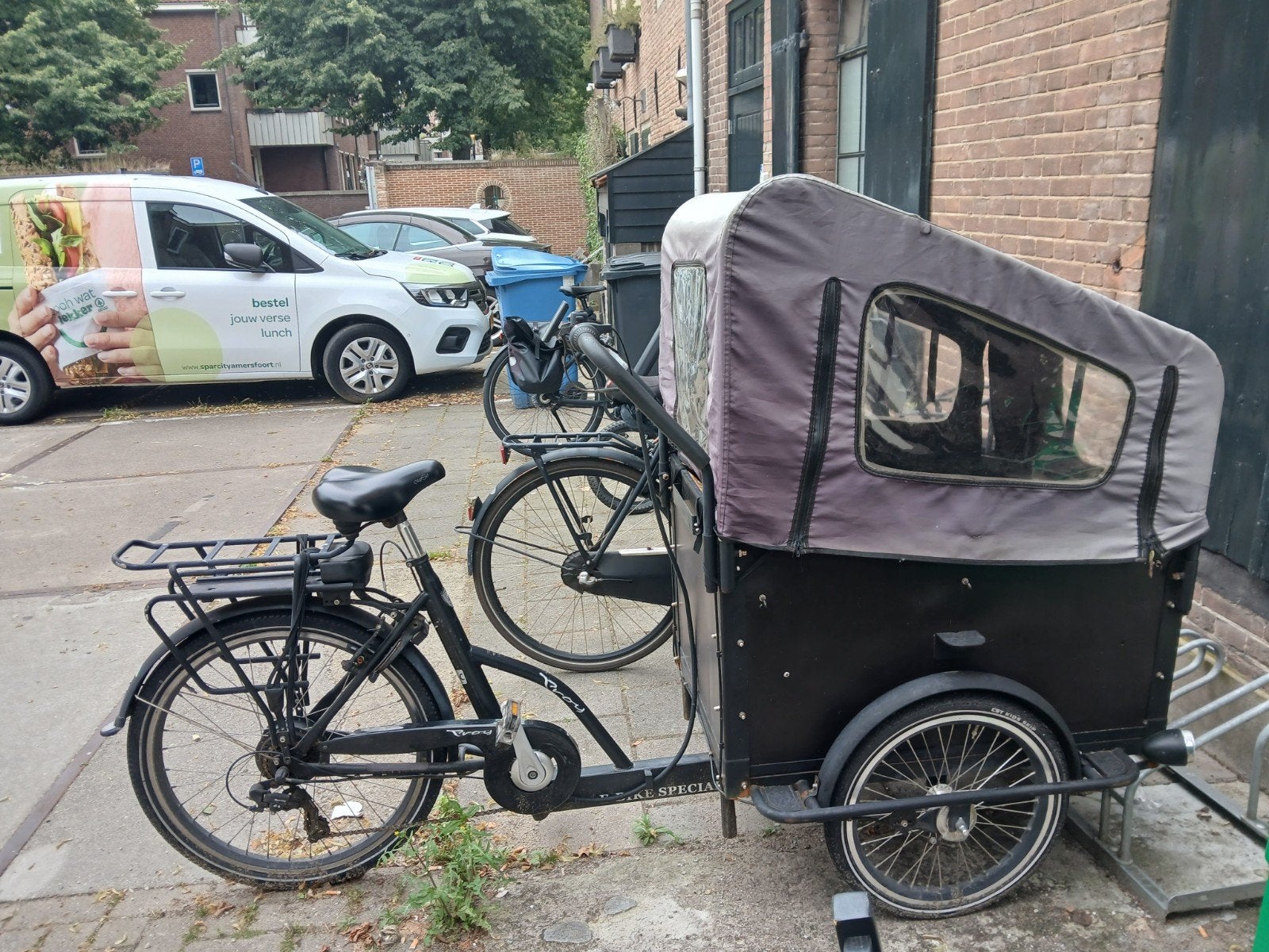 Troy bikes bakfiets, Fietsen en Brommers, Fietsen | Bakfietsen, Ophalen, Gebruikt
