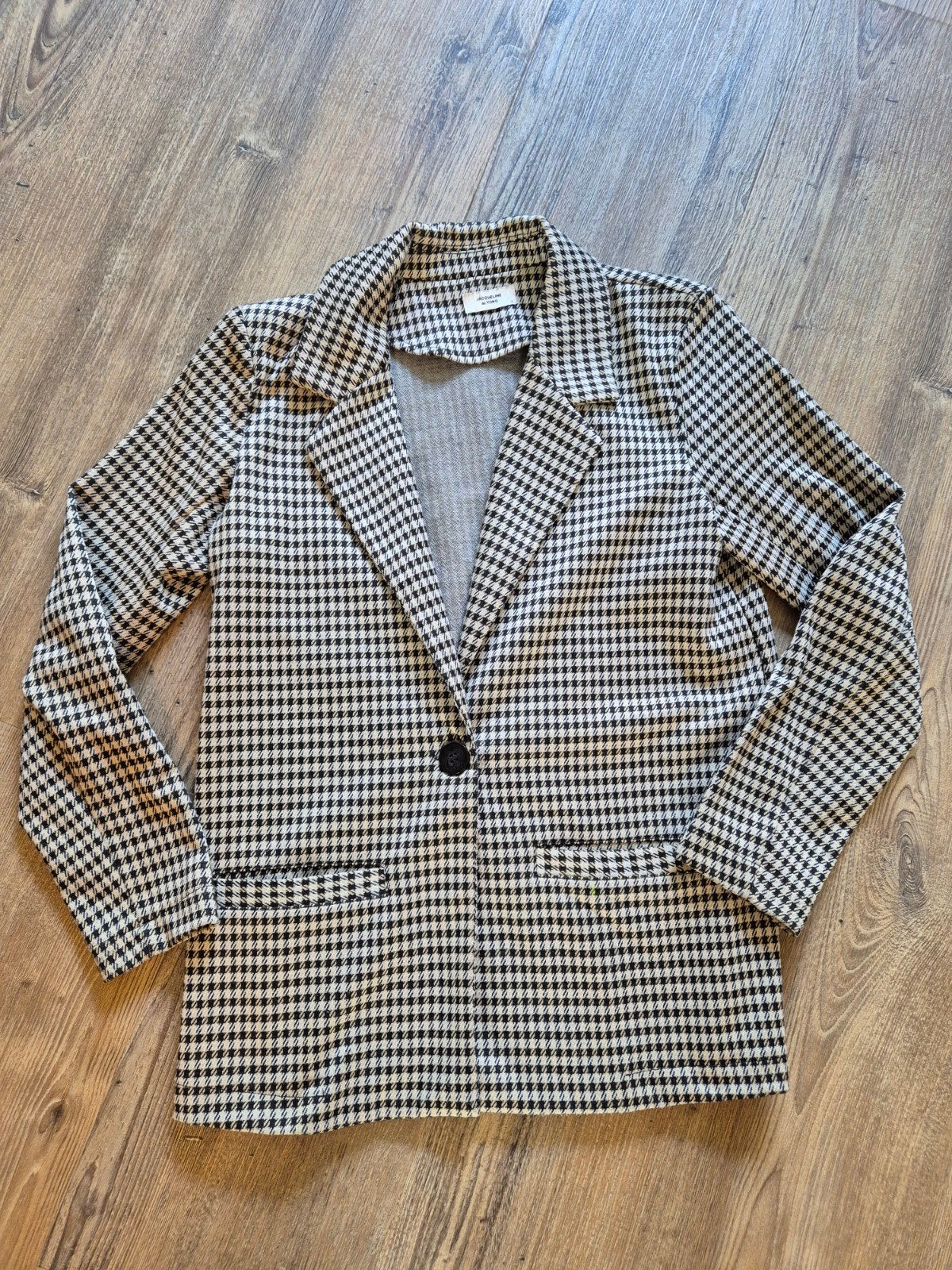 Leuke blazer met zwart wit patroon maat S van JDY, Ophalen, Zo goed als nieuw, Zwart