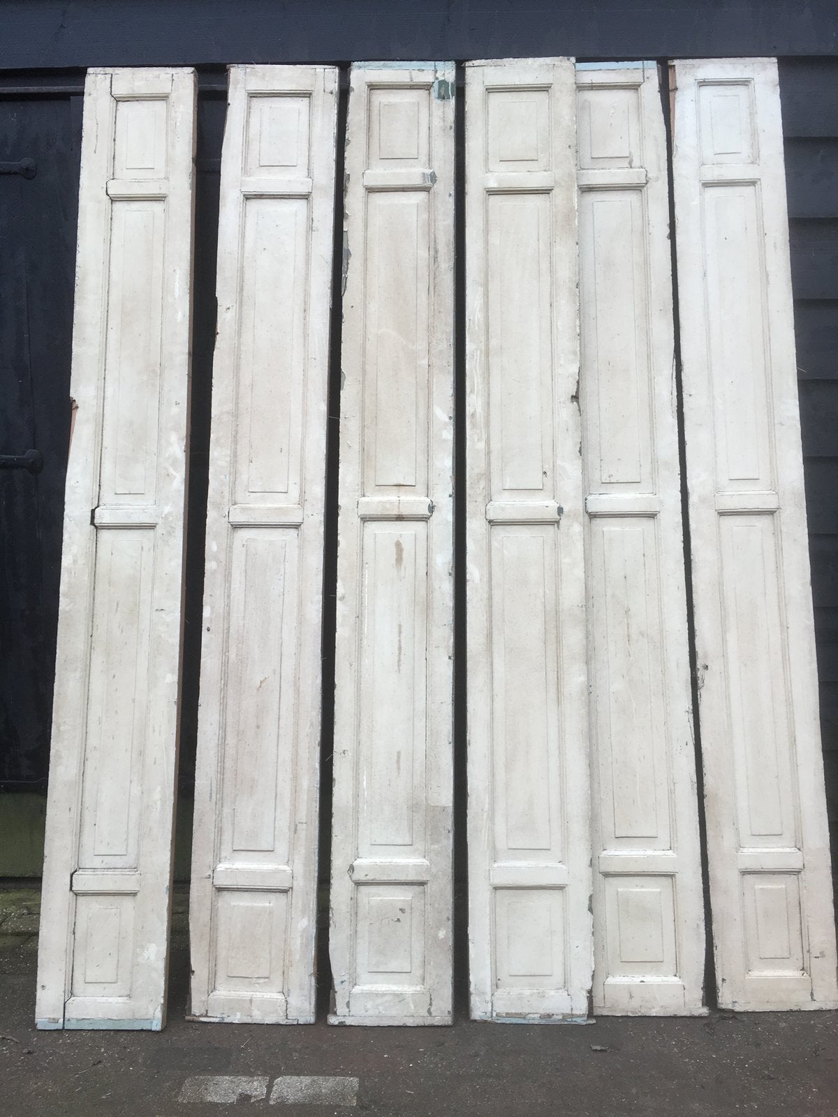 6 identieke panelen, lambrisering., Ophalen of Verzenden