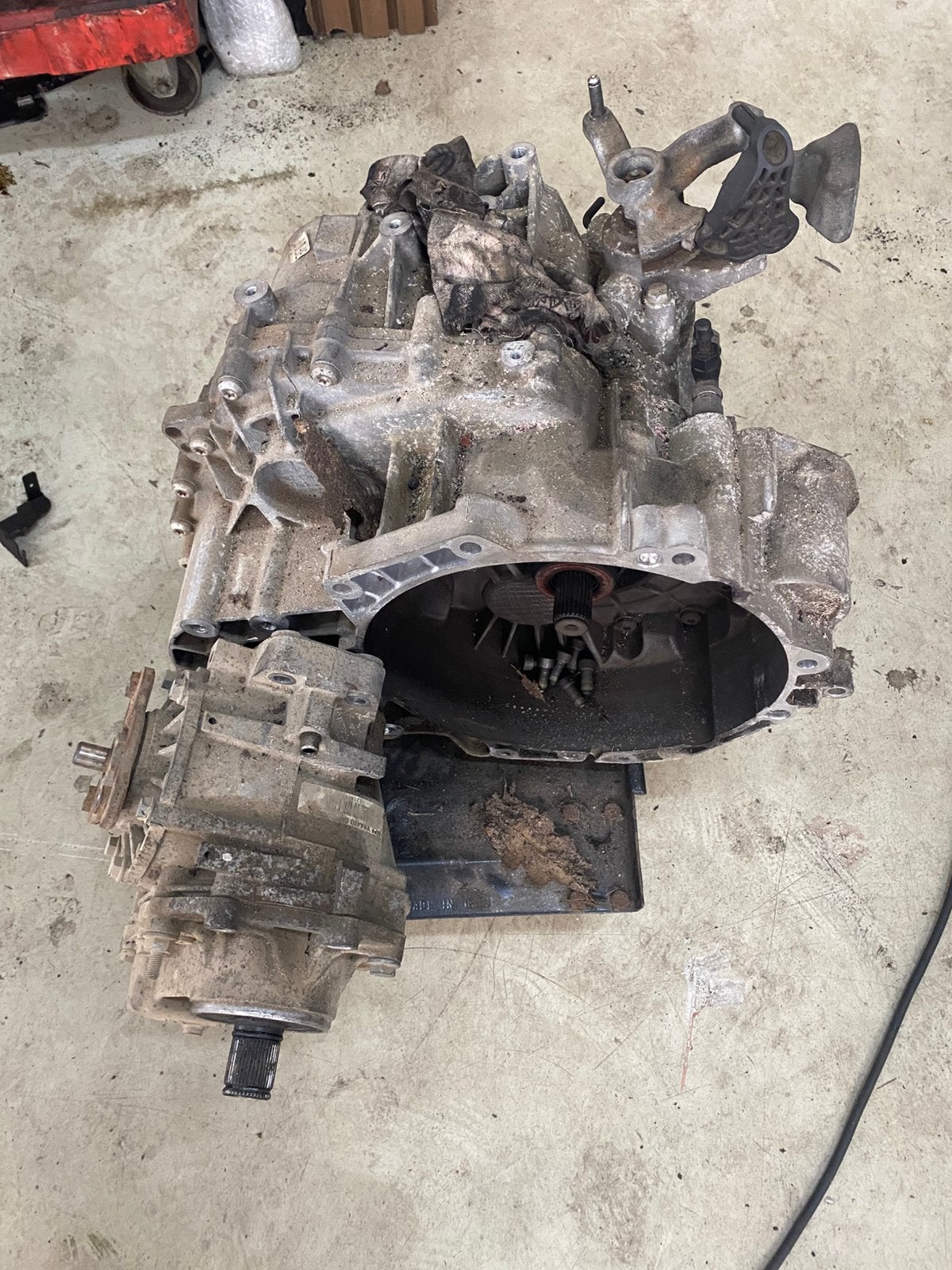 4 motion versnellingsbak volskwagen tiguan 5n, Auto-onderdelen, Transmissie en Toebehoren, Ophalen, Gebruikt, Volkswagen