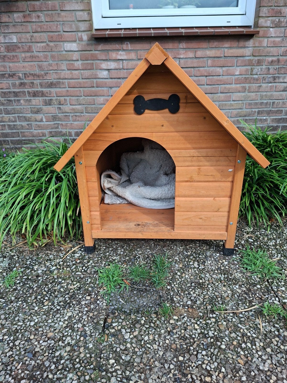 zgan hondenhuisje, Ophalen of Verzenden, Zo goed als nieuw, Minder dan 75 cm, Minder dan 65 cm