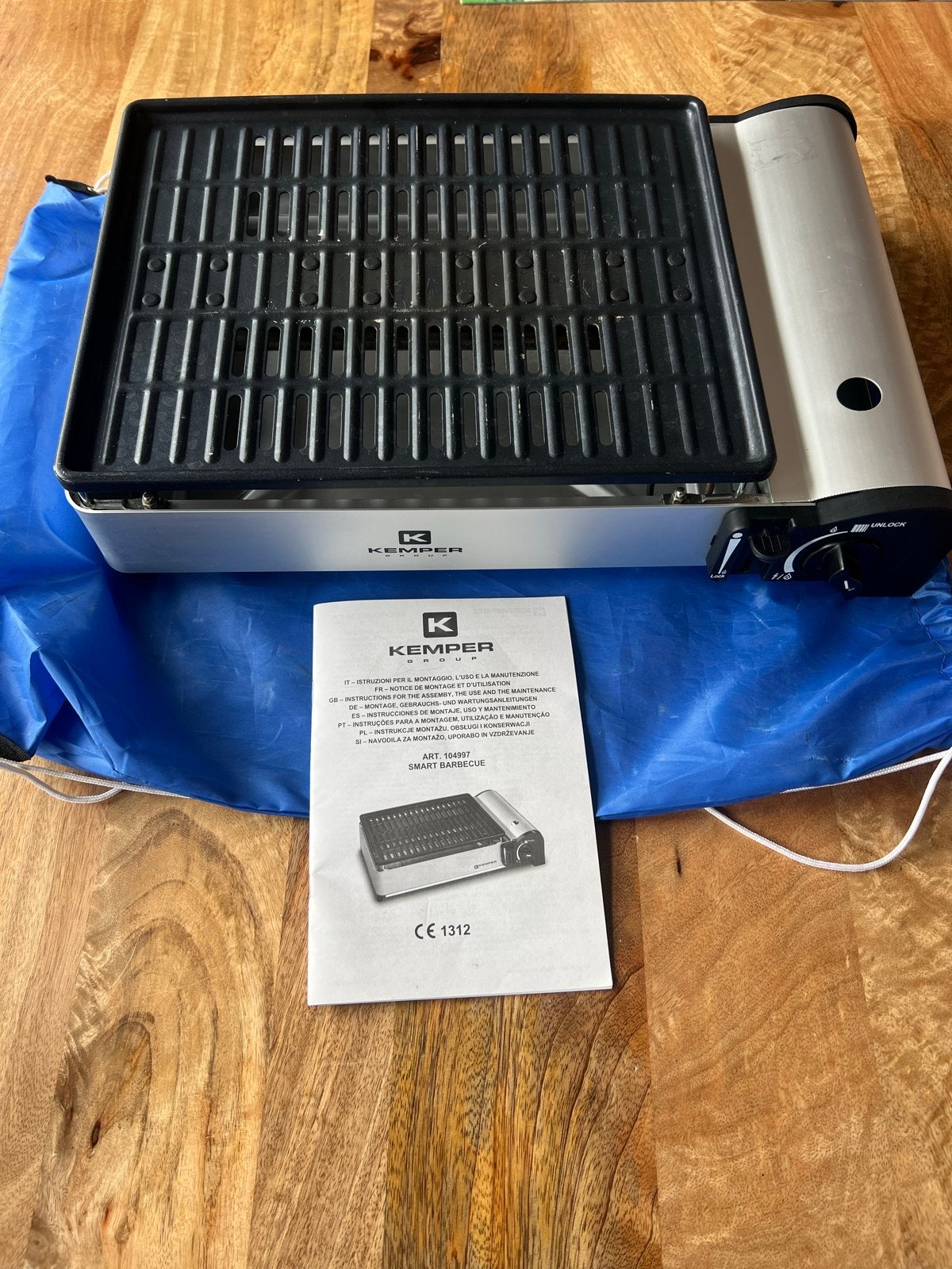 Kemper Smart Barbecue - Draagbare Gasbarbecue, Tuin en Terras, Gasbarbecues, Gebruikt, Ophalen of Verzenden