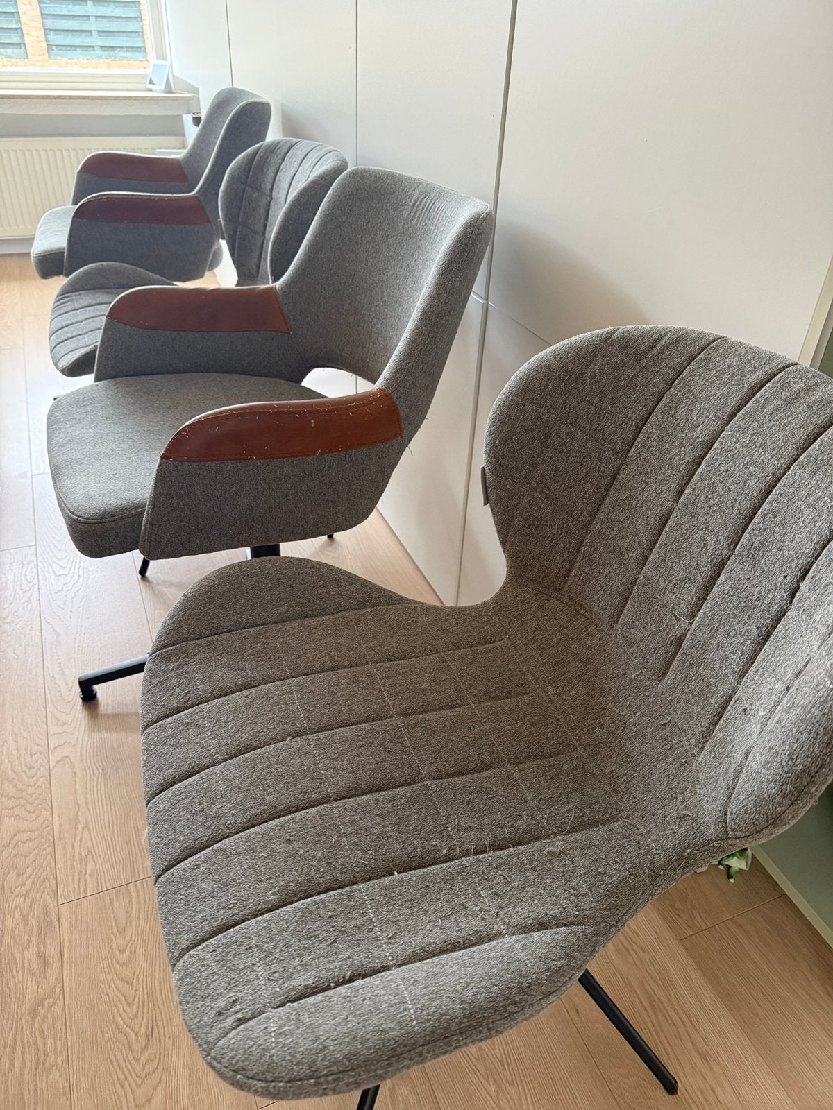 Stoelen Zuiver, Huis en Inrichting, Stoelen, Gebruikt, Ophalen of Verzenden, Vier, Stof