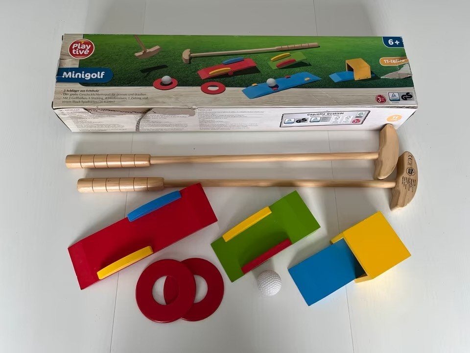 speelgoed buiten minigolf, Ophalen of Verzenden, Gebruikt