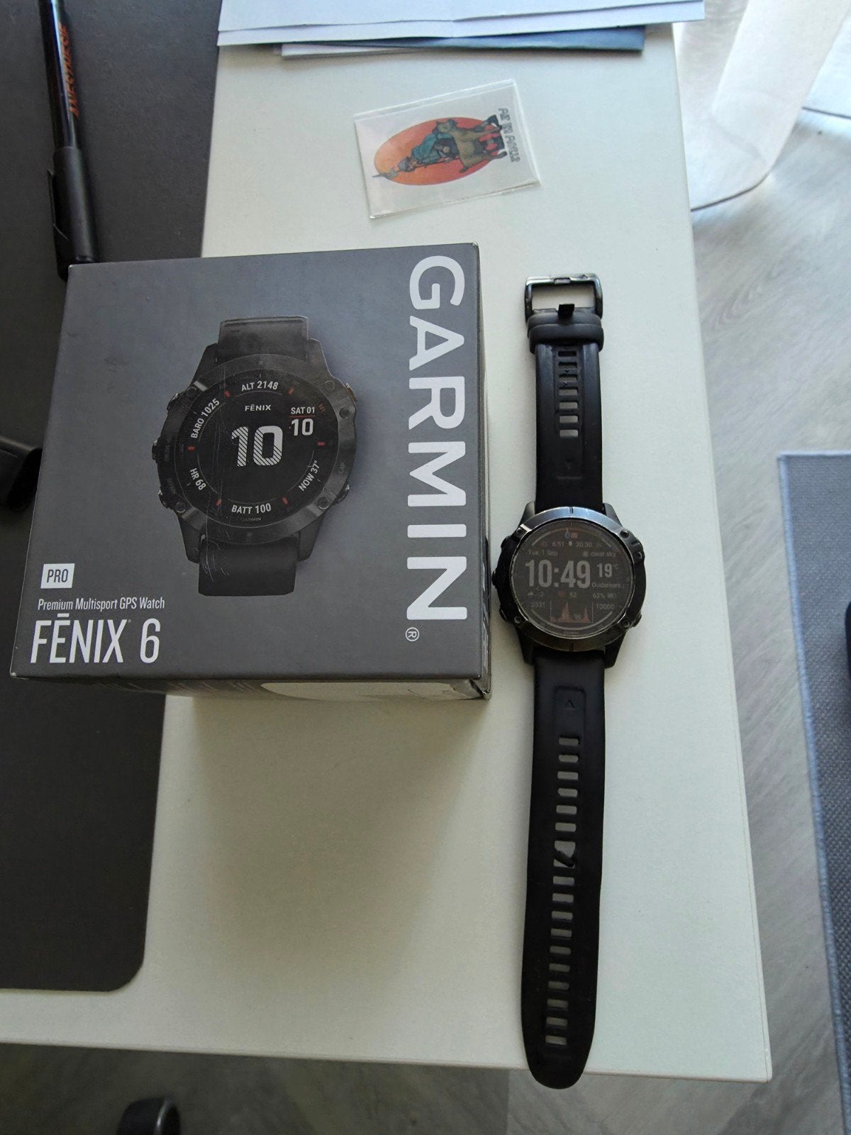 Garmin Fenix 6 Pro - Gebruikt maar goed, Gebruikt, Stappen, Zwart, Garmin