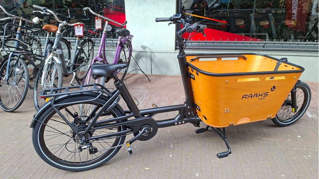 Fietshokje Raaks: Raaks Modo elektrische bakfiets NIEUW!, Fietsen en Brommers, Fietsen | Bakfietsen, Niet ingevuld, Nieuw, Niet ingevuld