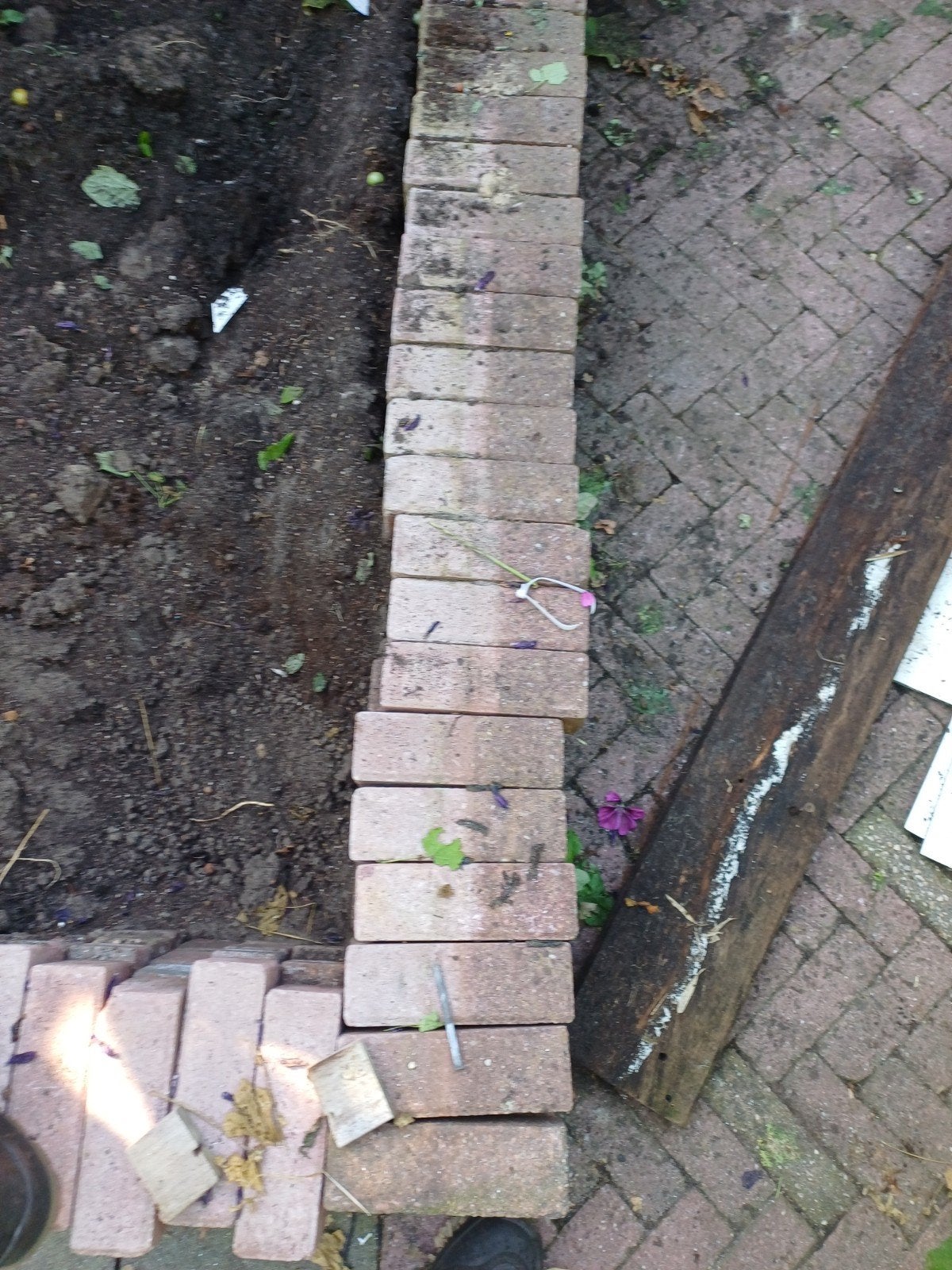 klinkers dikformaat ongeveer 25m2, Ophalen, Beton, Klinkers