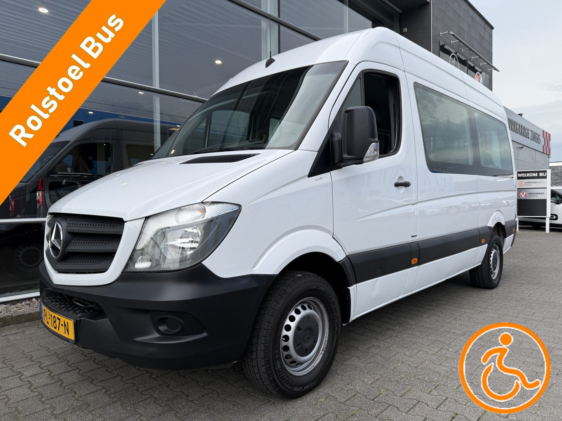 Mercedes-Benz Sprinter Rolstoelbus / Personenbus 314 2.2 CDI, 13 km/l, Gebruikt, 2000 kg, 7 stoelen
