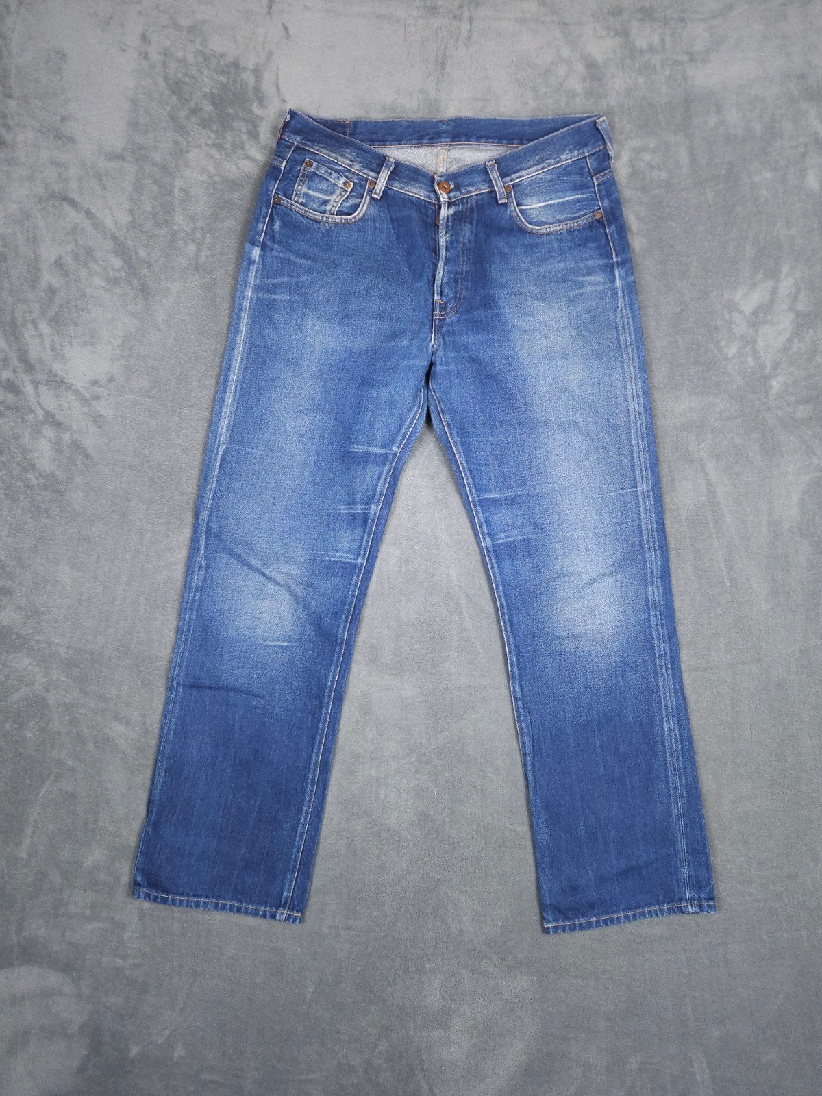 Replay Spijker Broek W34 L32 Blauw Jeans., Kleding | Heren, Overige kleuren, Verzenden, ., Zo goed als nieuw