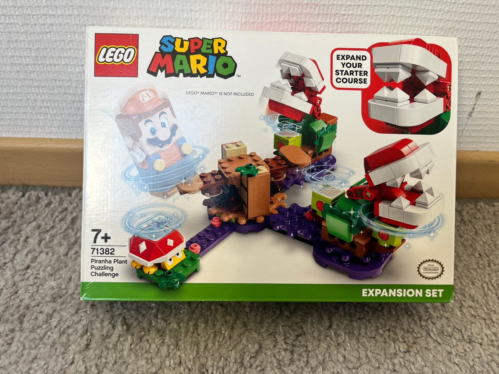 LEGO Super Mario 71382 Piranha Plant Expansion Set, Ophalen of Verzenden, Zo goed als nieuw
