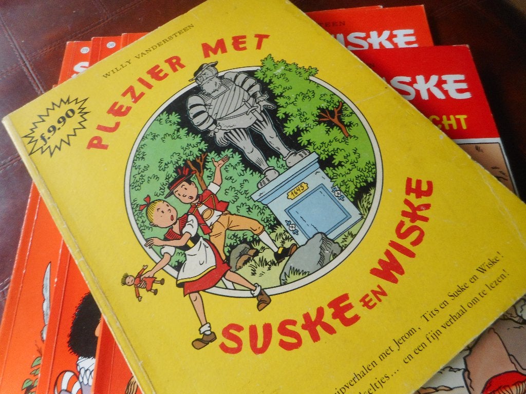 Suske en Wiske strips, Gelezen, Willy Vandersteen, Ophalen of Verzenden, Meerdere stripboeken