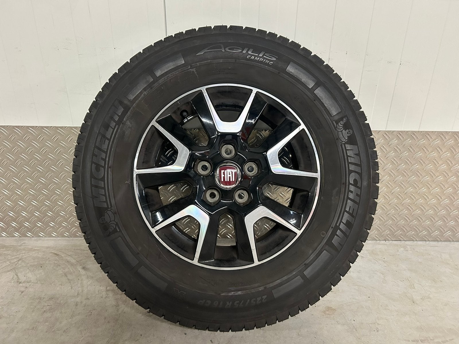 Fiat Ducato 5x118 Reservewiel + Michelin Agilis 225/75/16CP, Auto-onderdelen, Banden en Velgen, Gebruikt, 16 inch, Banden en Velgen