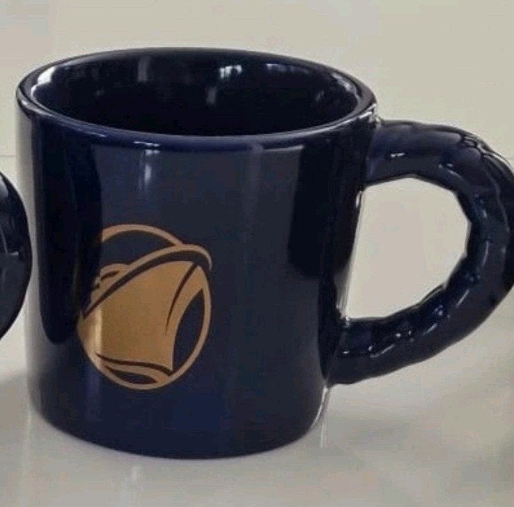 Holland America Line Mok GROOT - Donkerblauw met Logo, Verzamelen, Ophalen of Verzenden, Gebruikt