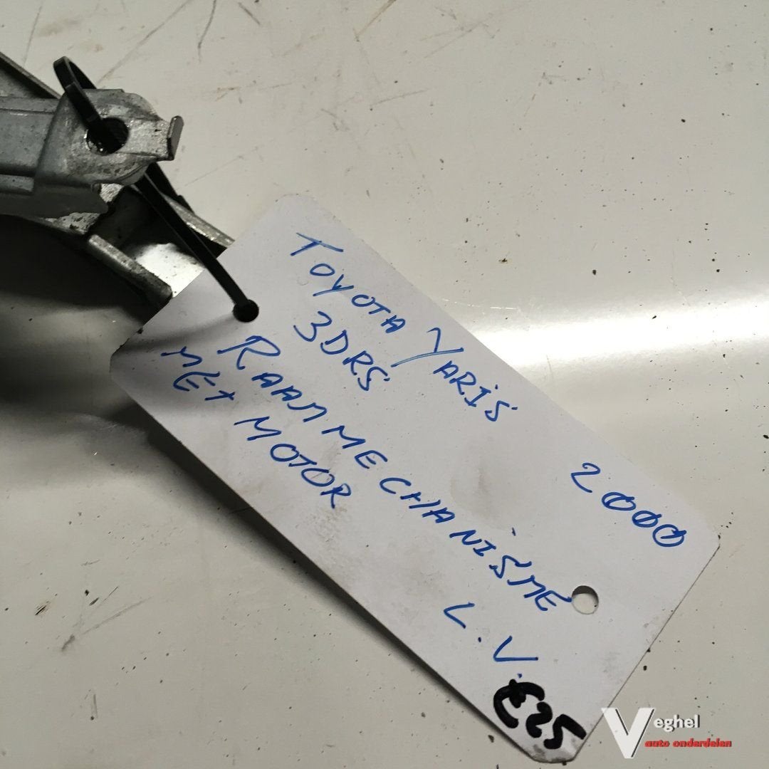 Toyota Yaris 3drs 2000 Elektr Raammechanisme Linksvoor