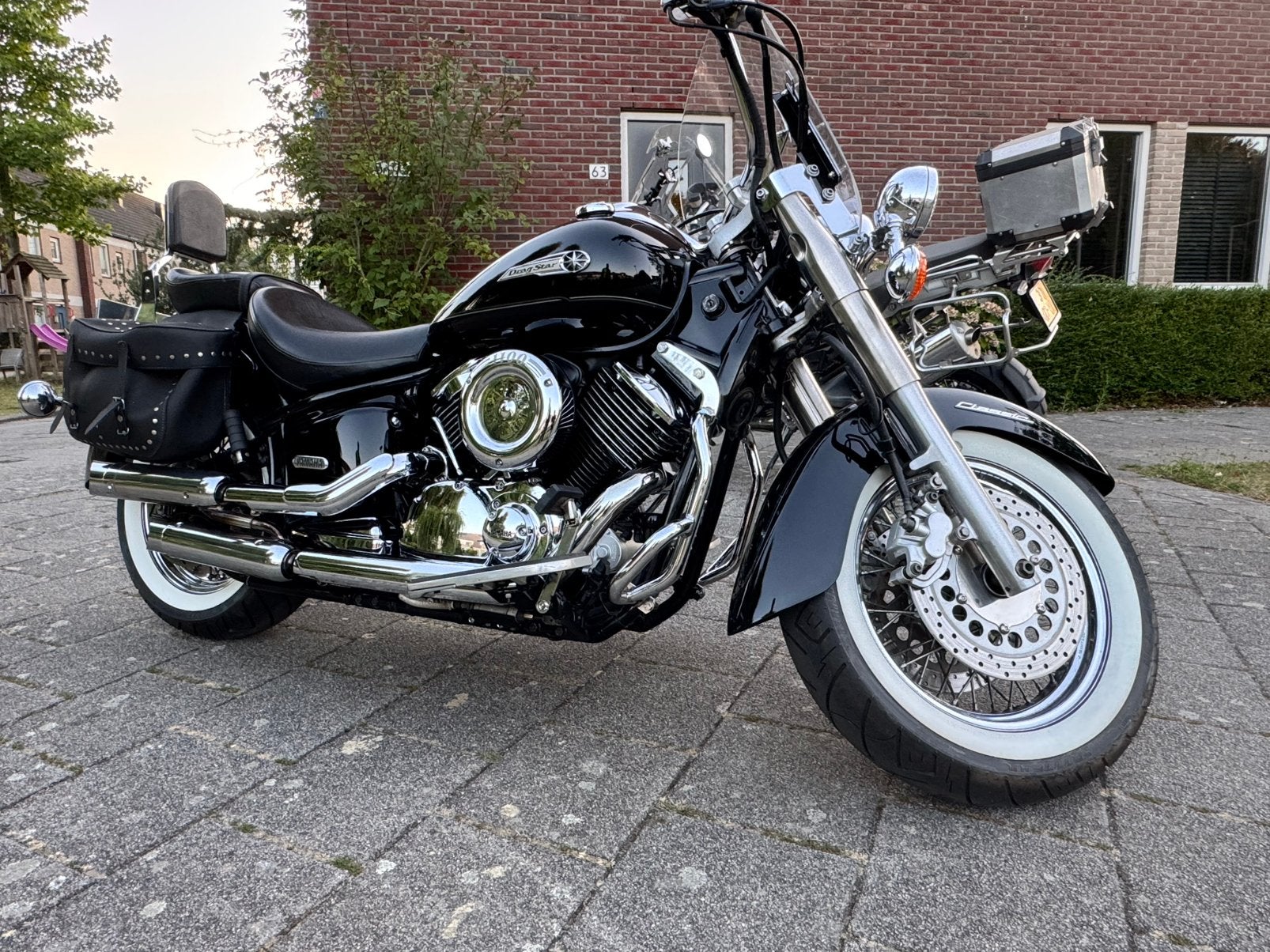 TOPSTAAT! Yamaha Dragstar XVS 1100 uit 2002 (35k km)+ haynes, Particulier, Chopper