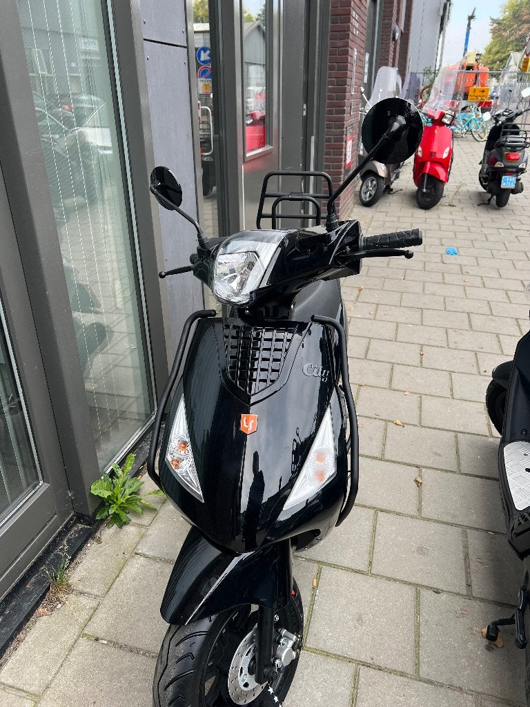 La Souris scooter 25km blauwe kenteken, Fietsen en Brommers, Ophalen, Gebruikt, La souris city, Benzine