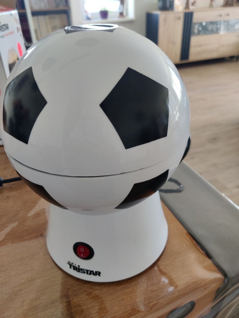 Popcornmachine Volautomatisch Tristar Voetbal, Ophalen of Verzenden, Zo goed als nieuw