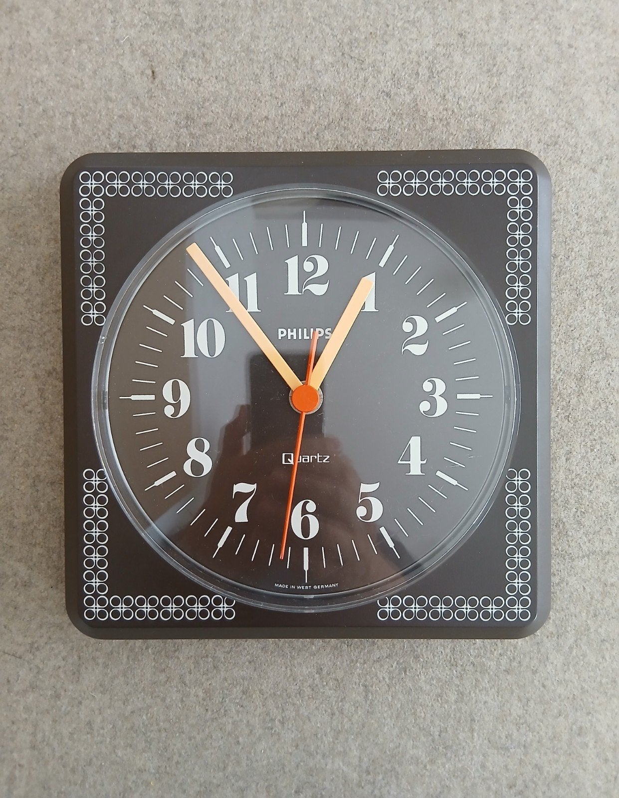 Philips HR5477 vintage keukenklok, wandklok - jaren 70/80, Antiek en Kunst, Antiek | Klokken, Ophalen of Verzenden