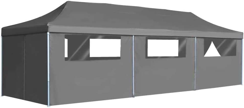 Pop-Up Easy-Up-Tent Vouwtent. Partytent. 3x9m Antraciet., Opvouwbaar, Partytent, Nieuw, 8 meter of meer