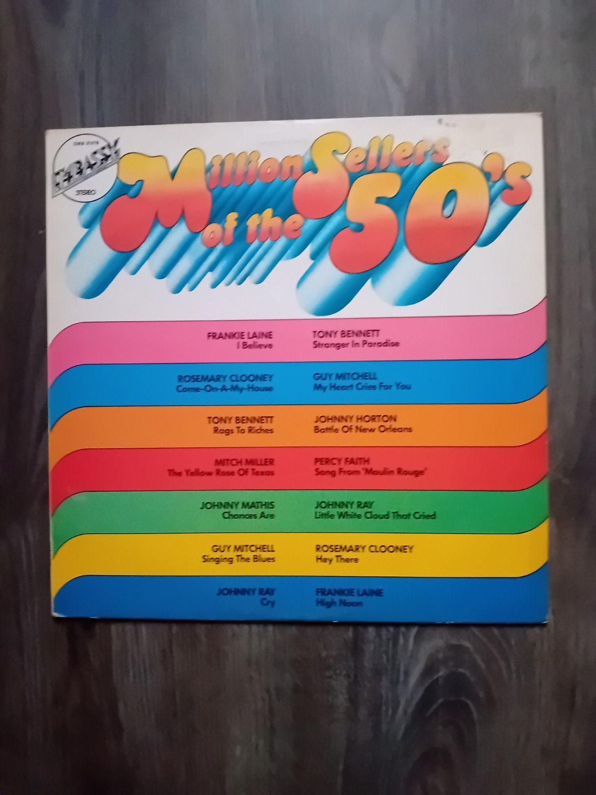 Million Sellers of the 50's LP - Diverse artiesten, LP, Gebruikt, Pop, Ophalen of Verzenden