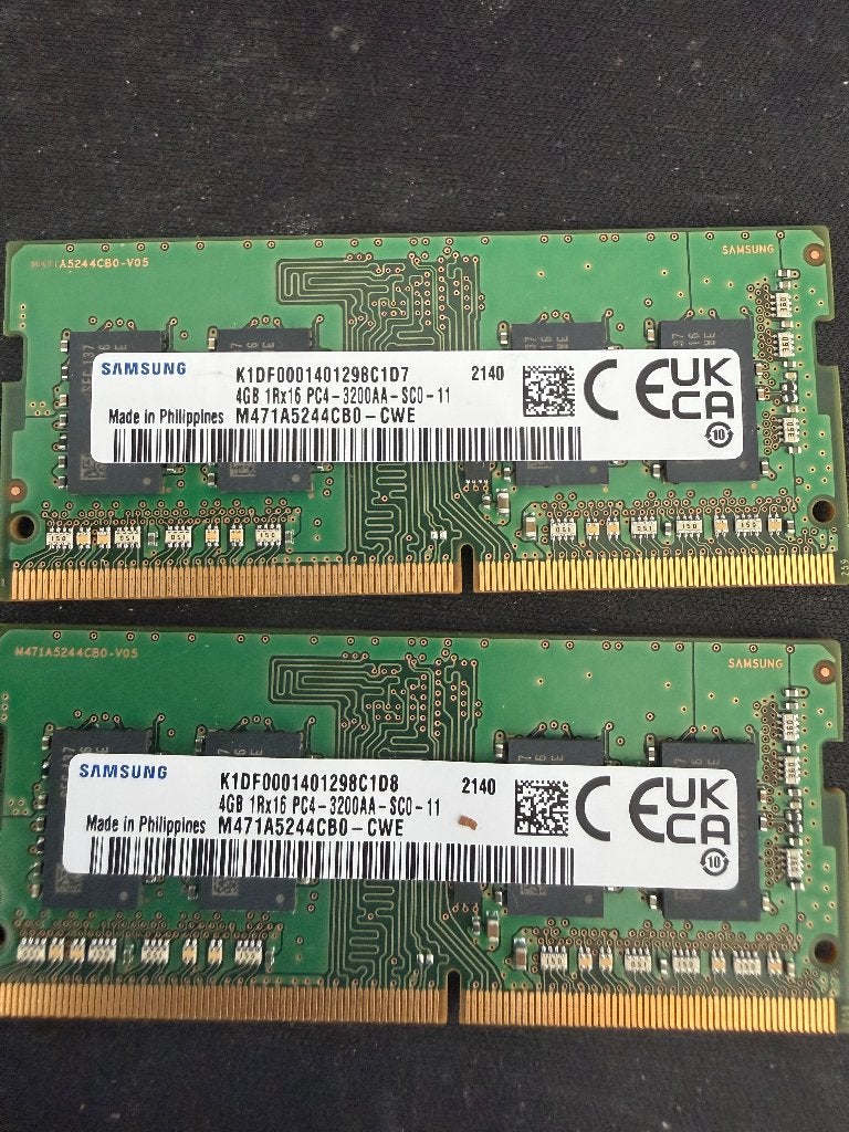 Samsung 4GB DDR4 3200MHz 1Rx16 PC4-3200AA SO-DIMM RAM, DDR4, Nieuw, Ophalen of Verzenden, Laptop