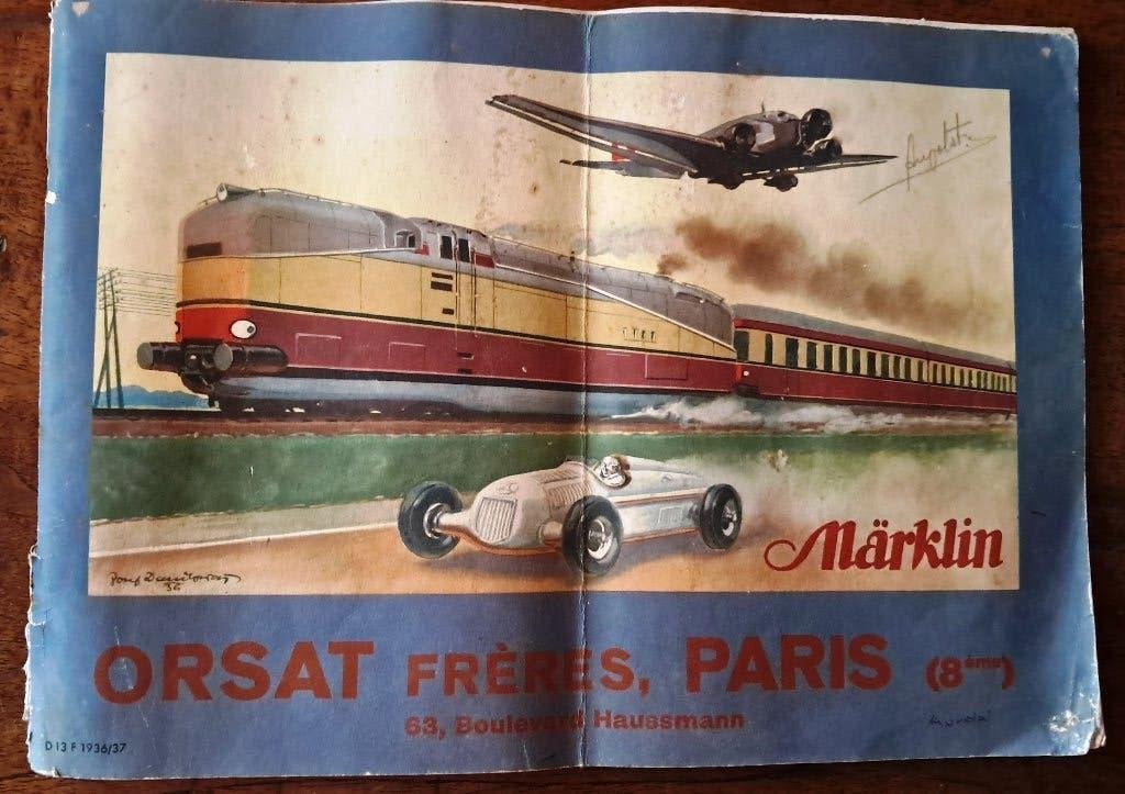 spoor 0 Catalogus marklin 1936-37 d13 Originele gids, Ophalen of Verzenden