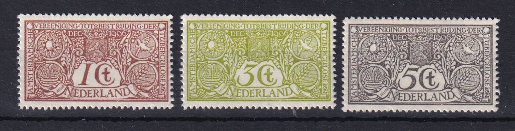 A110) NL 1906 Nr 84/6 €700 MNH geen garantie, Verzenden, T/m 1940, Postfris
