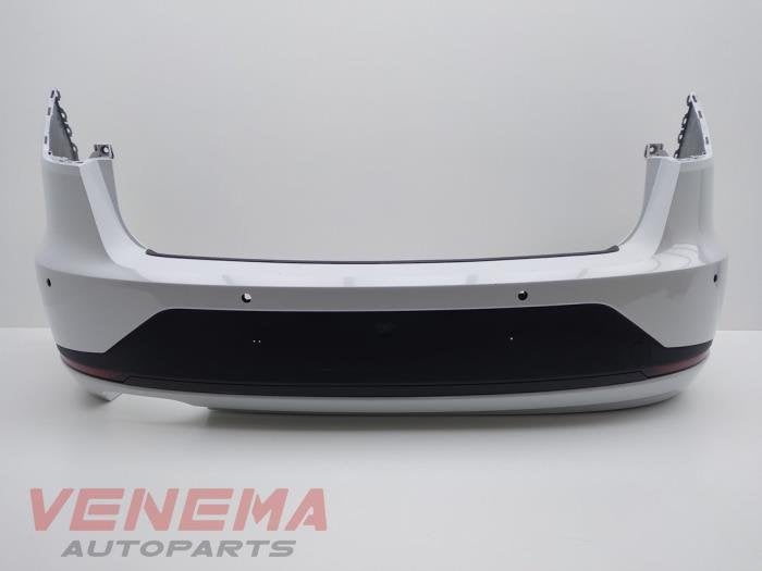 Achterbumper van een Seat Leon (LS9R), 12 maanden garantie, Gebruikt, -, -