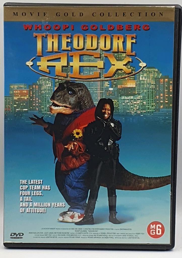 Te koop: Theodore Rex DVD Whoopi Goldberg, Vanaf 6 jaar, Ophalen of Verzenden, Gebruikt, Actiekomedie
