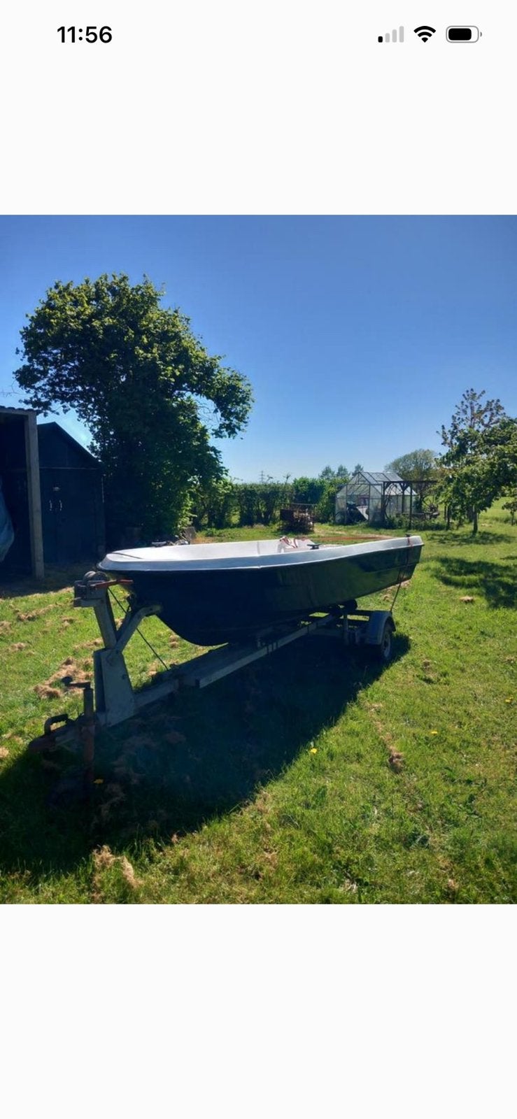 Mooie openboot/sloepje met 8pk yamaha langstaart motor, Watersport en Boten, Buiten- en Binnenboordmotoren, Ophalen, Gebruikt