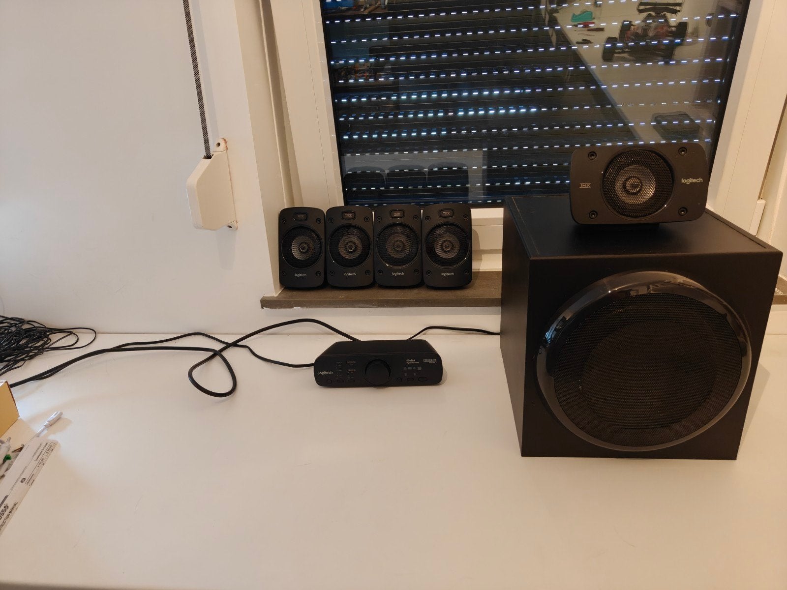 Logitech Z906, Gebruikt, Speakerset, Afstandsbediening, Ophalen