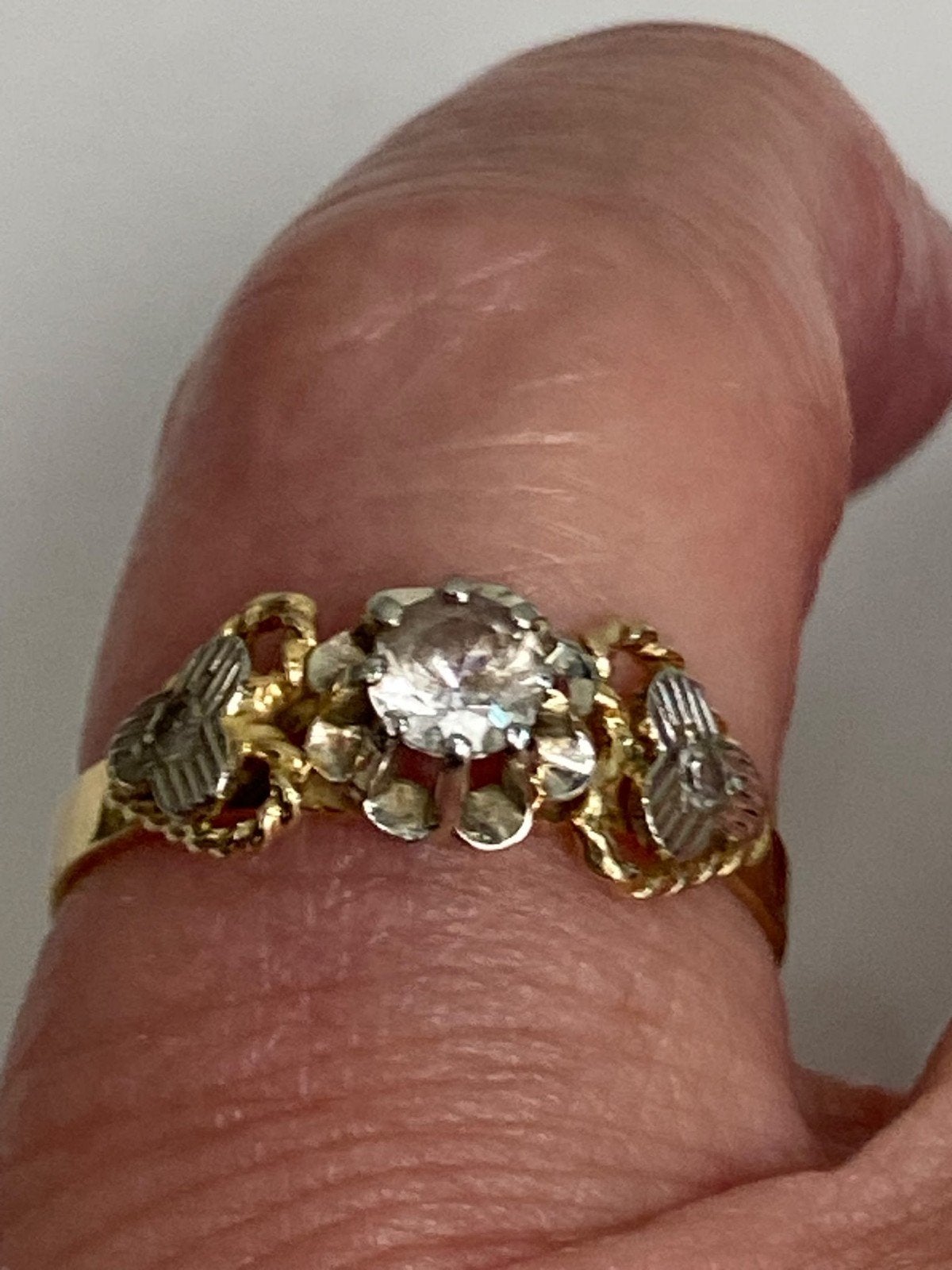 Art deco geel gouden ring 750-18, Verzenden, Goud, Ring