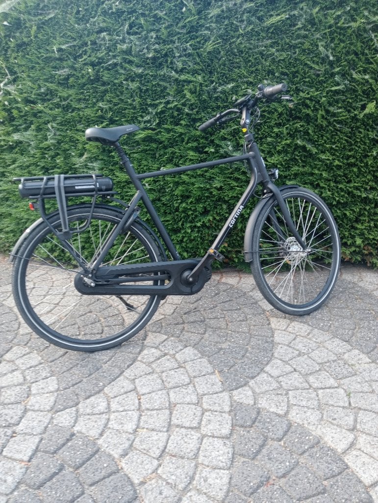 E-bike Cortina herenfiets, Fietsen en Brommers, Versnellingen, Zo goed als nieuw, 57 tot 61 cm, Schijfrem