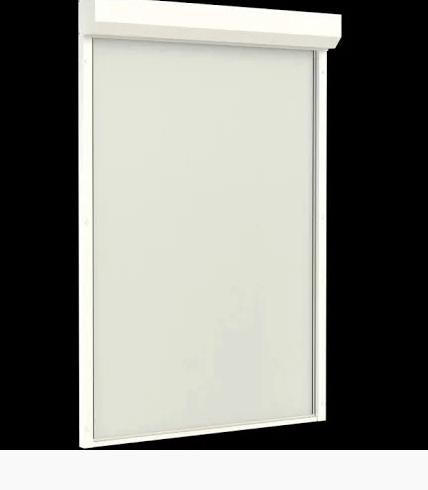 Ritsscreen br.115.  hoog144 ral 9001, doek grijs/wit, nieuw, Ophalen, Zo goed als nieuw, Wit, 200 cm of meer
